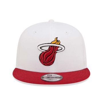 NBA MIAMI HEAT CROWN TEAM 9FIFTY SNAPBACK CAP 'WHITE'