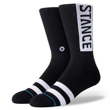 STANCE OG CREW SOCKS 'BLACK'